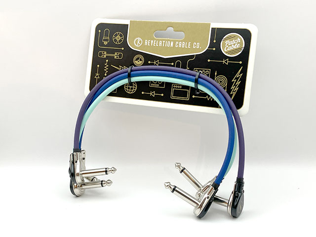 Revelation Mini Patch Cable 12" ( 約30cm ) 3本SET【Blue/Aqua/Purple】 Mini 12"【Blue/Aqua/Purple】 梅田店