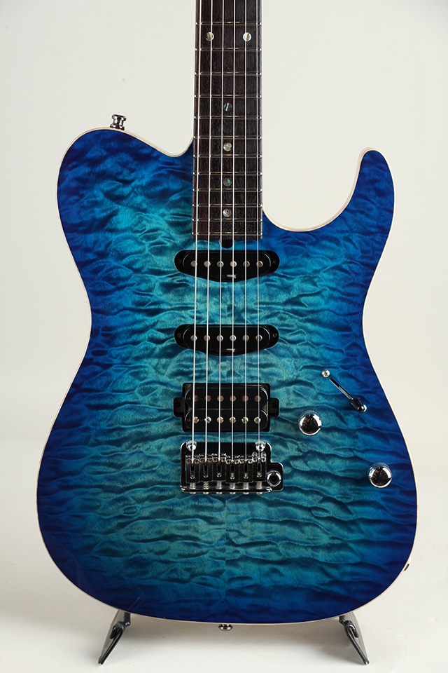 DTL-22 Quilt Top Matching Head / Trans Blue Burst