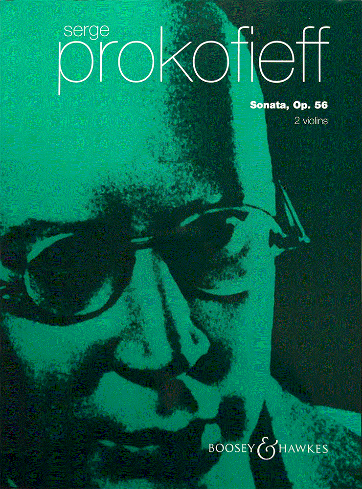 【2Vn】 プロコフィエフ / 2本のバイオリンのためのソナタ Op.56(弦楽器洋書)