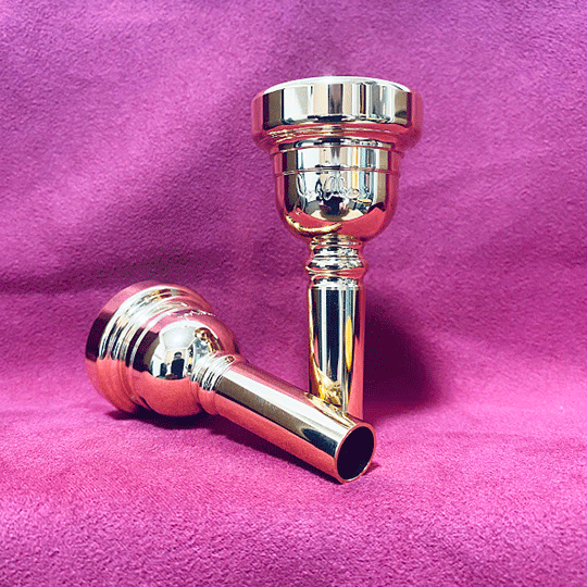 ラスキー トロンボーン太管用マウスピース アレッシ シグネチャー ゴールドプレート 【55SYMPH】 55sym Low Brass Center