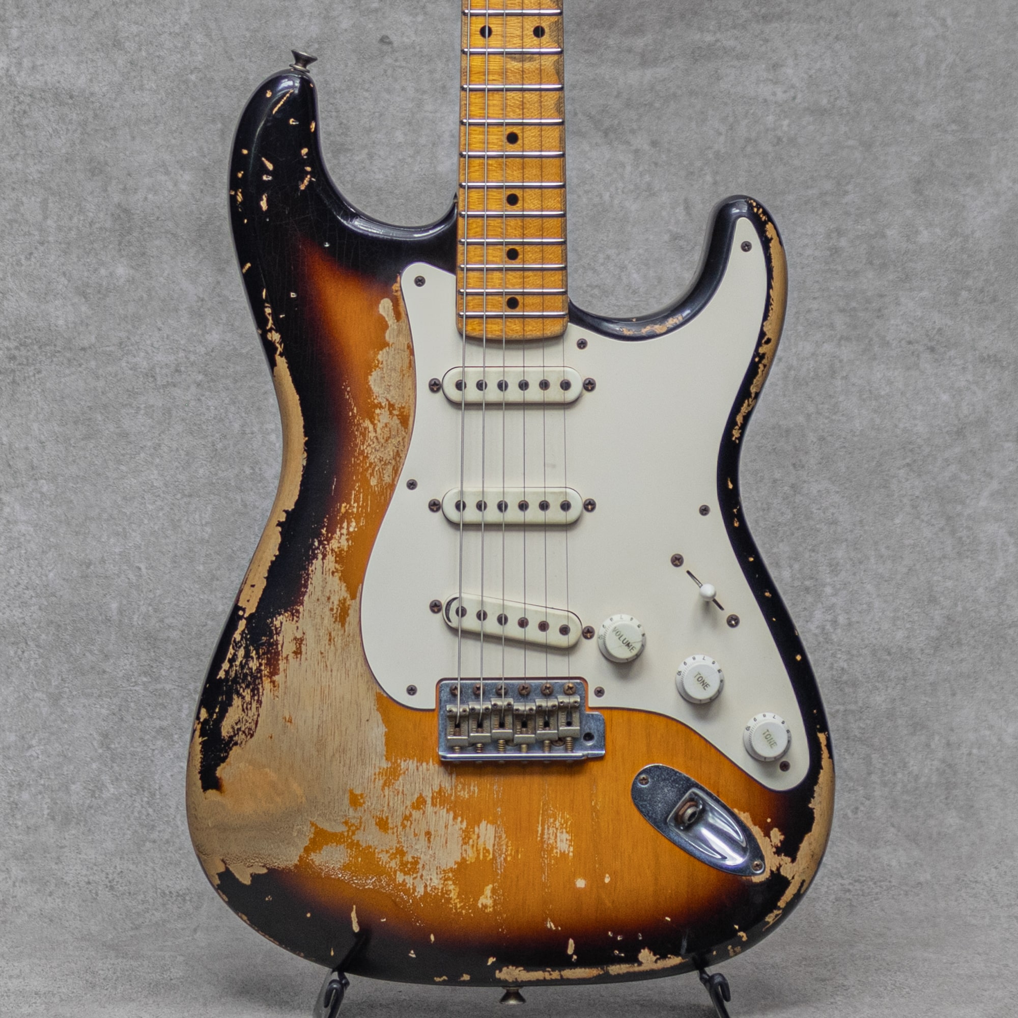 MBS 1954 Stratocaster Heavy Relic 2 Color Sunburst Built by Dennis Galuszka / 2014