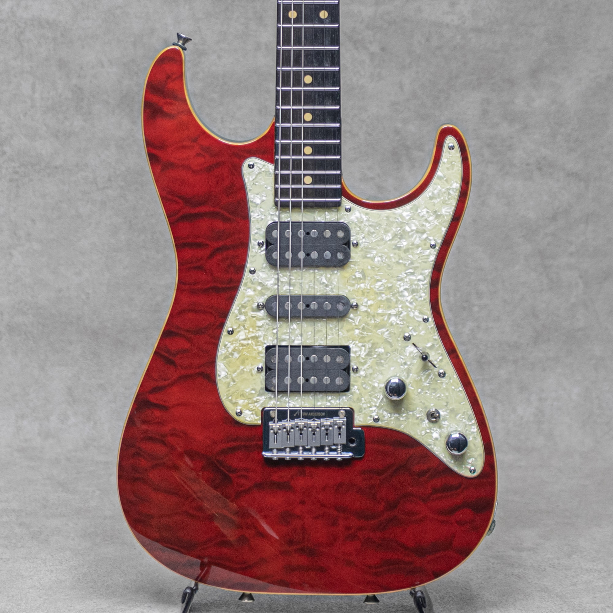 Hollow Drop Top Classic Cajun Red with Binding / 2005