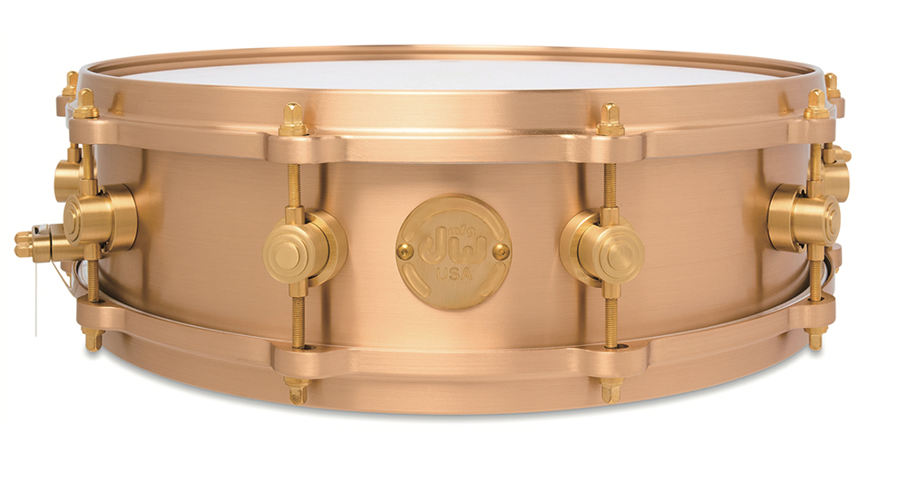 DRVZ0414STZ Limited MFG Snare Drum True Cast Bronze and Hardware 14x4"