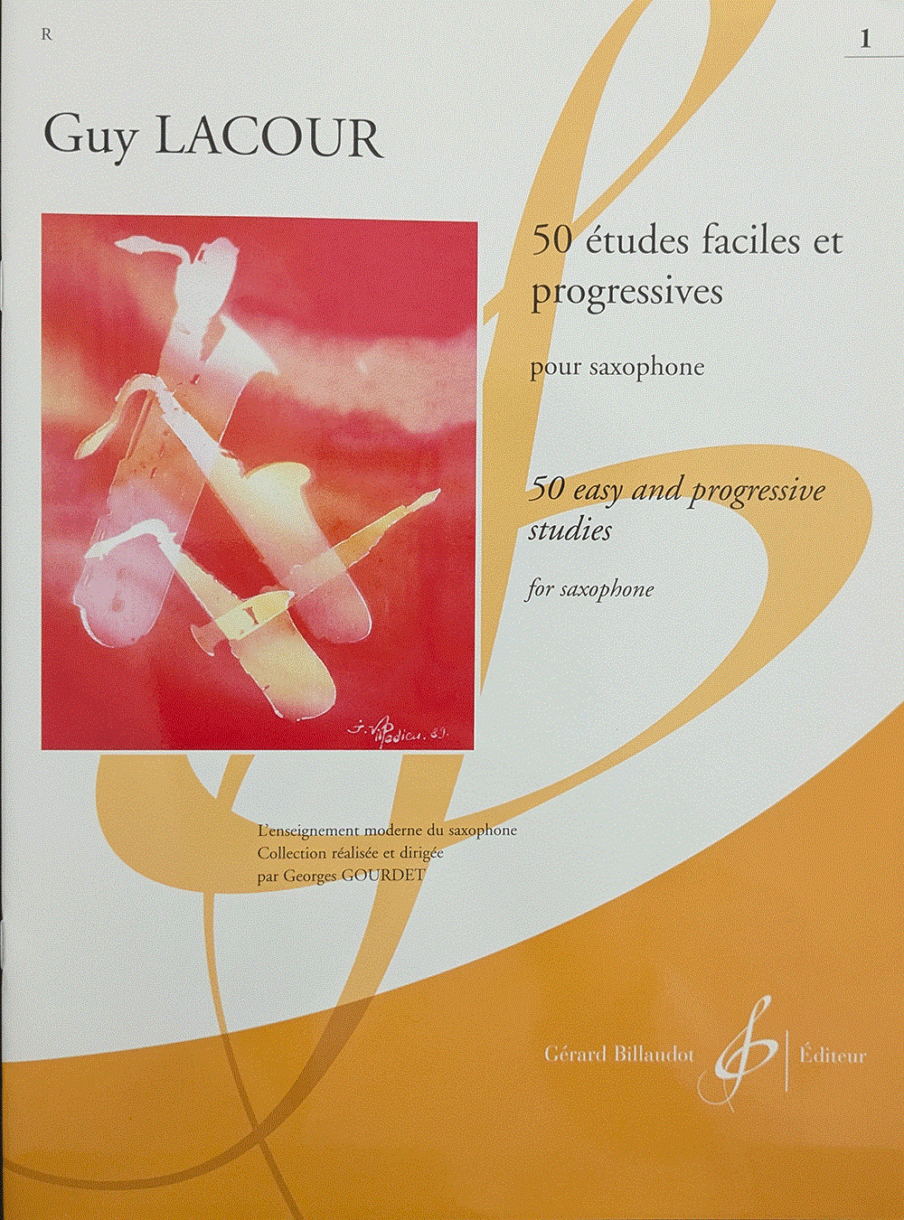 ラクール/50のやさしく漸進的な(段階的な)練習曲 第１巻(サックス洋書)