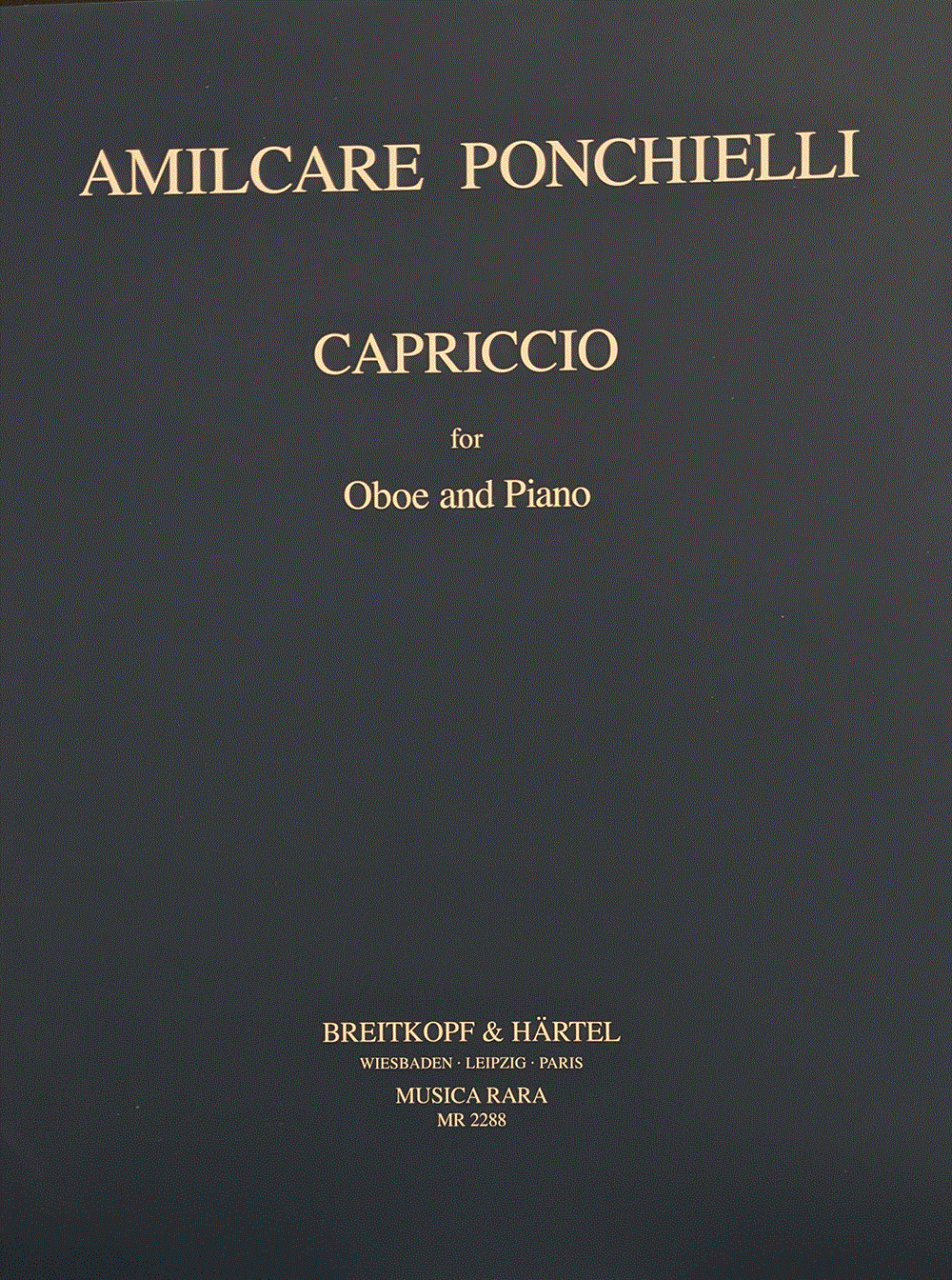 ポンキエッリ / 奇想曲（オーボエ洋書)