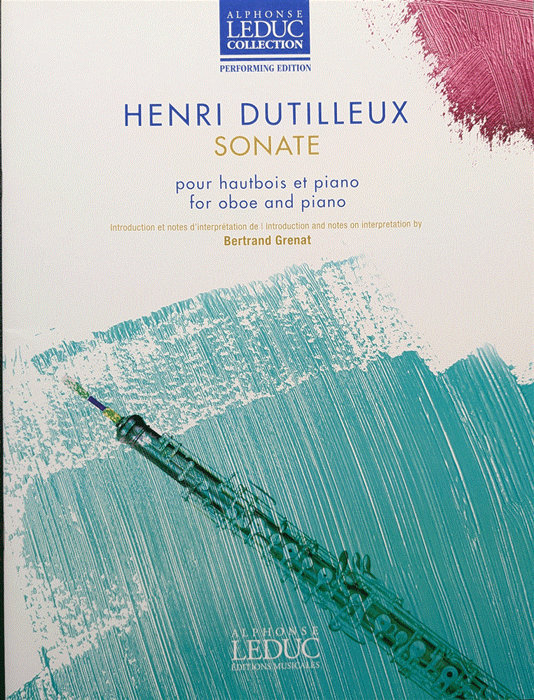デュティユー / ソナタ (オーボエ洋書)