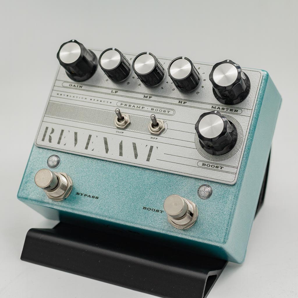 REVENANT Preamp-Boost V1.2 -Teal Sparkle with Silver face plate- (Limited)