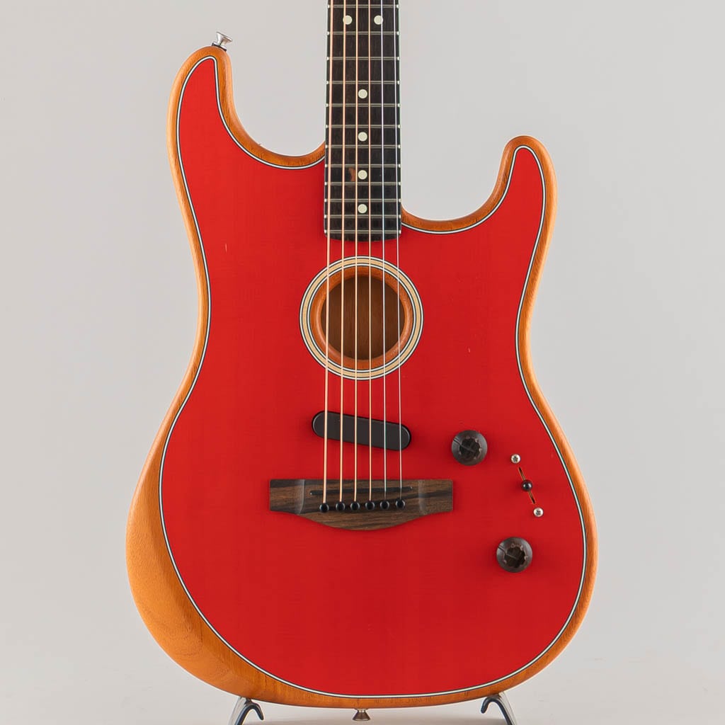 American Acoustasonic Stratocaster / Dakota Red