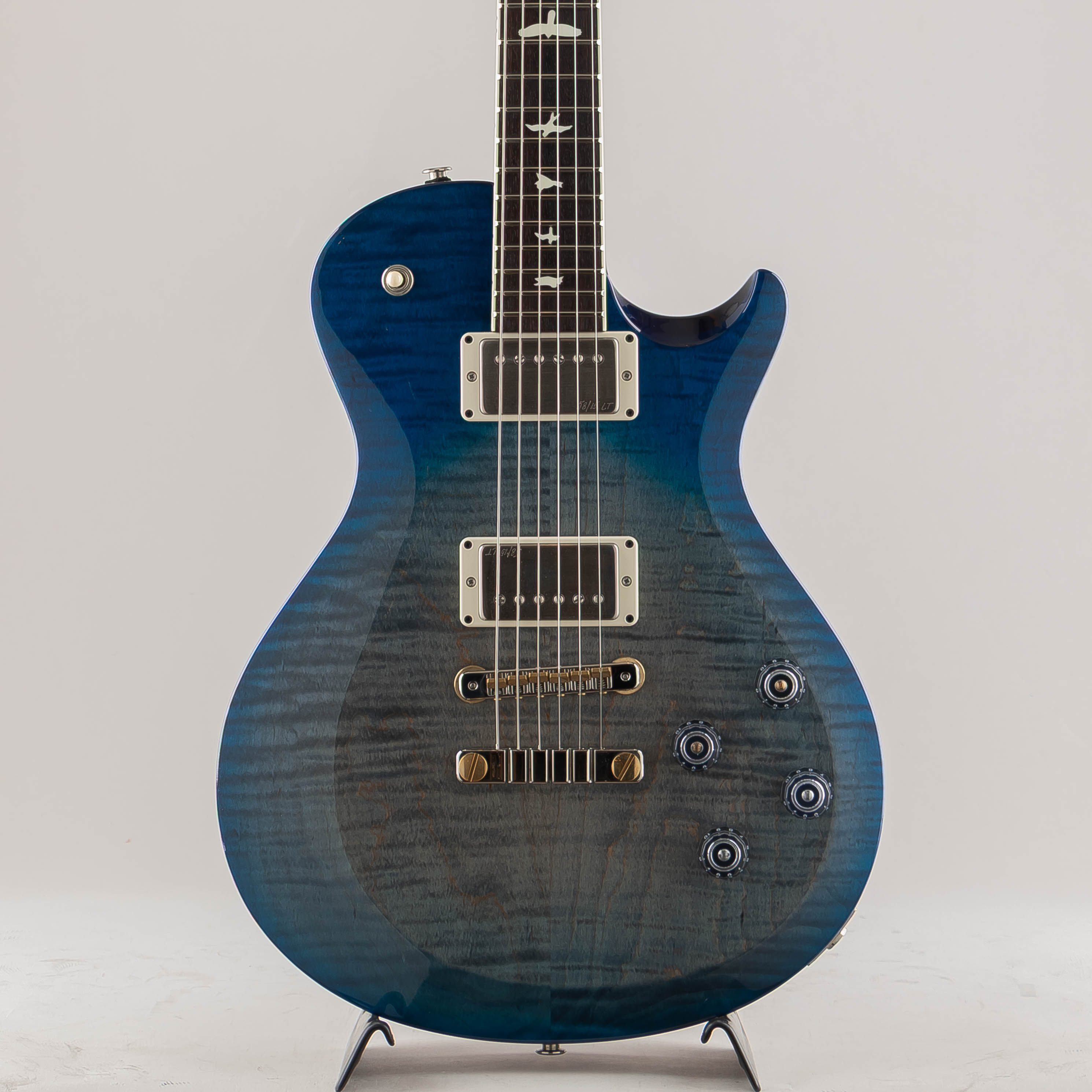 S2 McCarty 594 Singlecut Faded Gray Black Blue Burst 2024