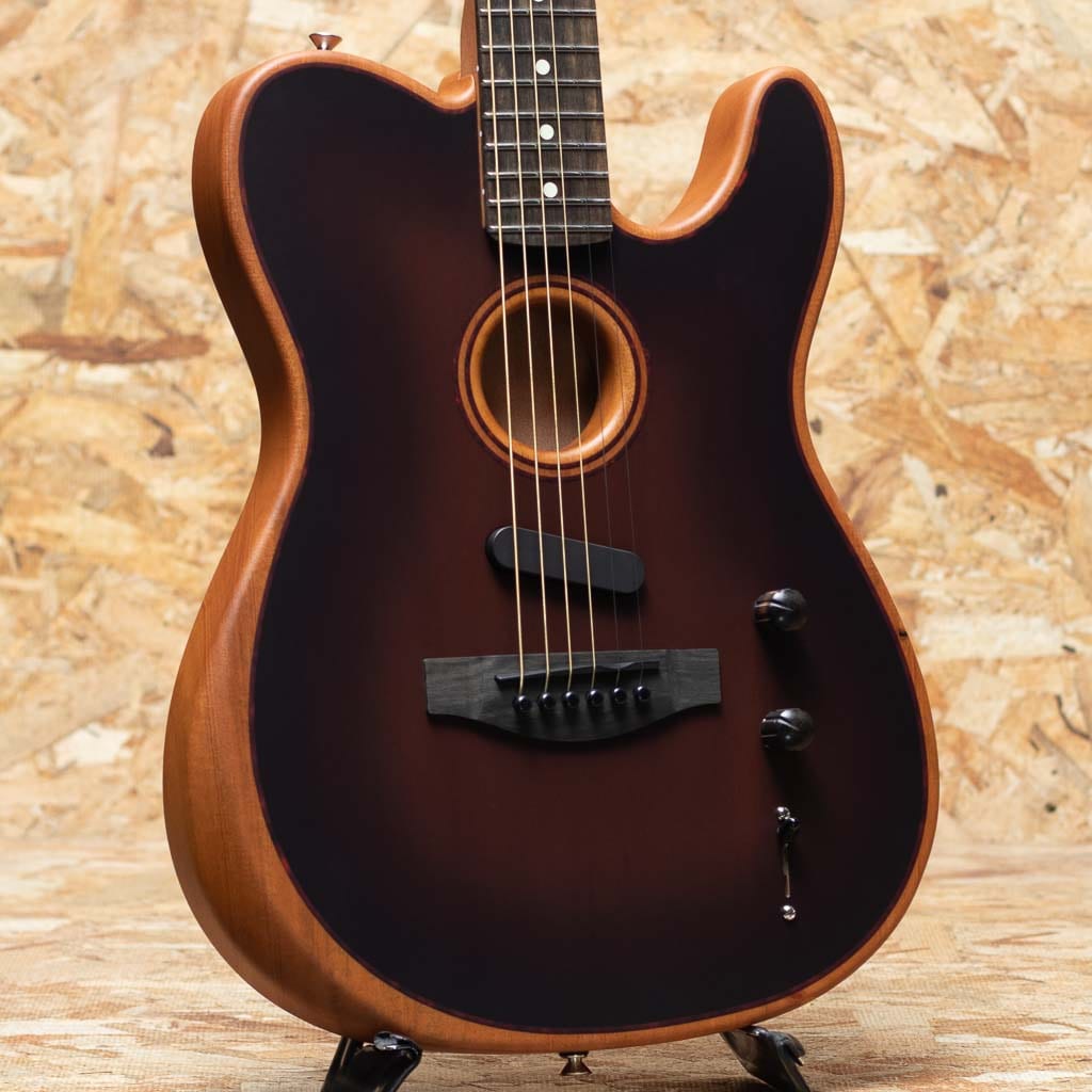 American Acoustasonic Telecaster All-Mahogany Bourbon Burst