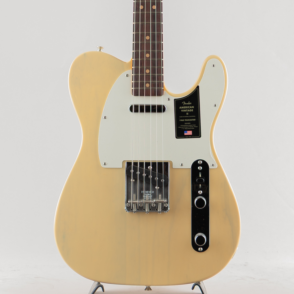American Vintage II 1963 Telecaster/White Blonde/Rosewood Fingerboard
