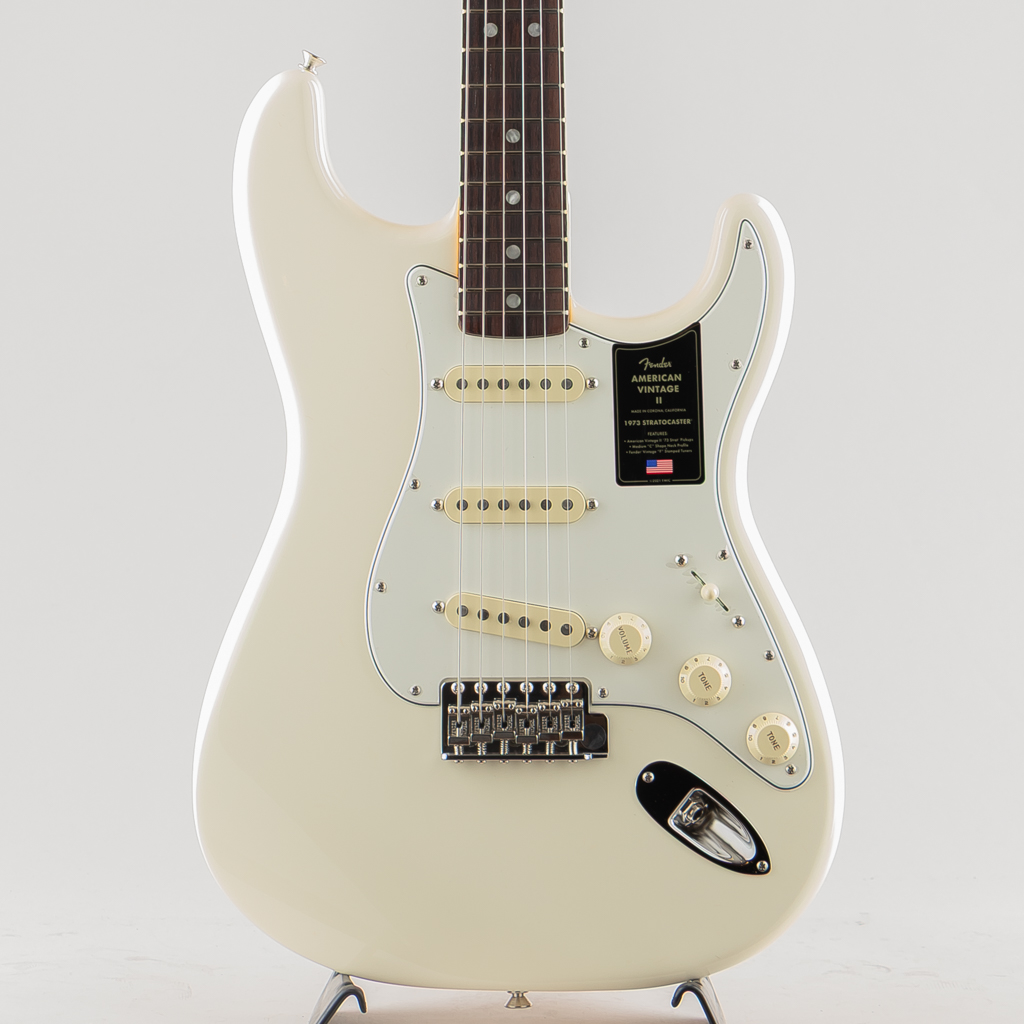 American Vintage II 1973 Stratocaster/Olympic White/Rosewood Fingerboard
