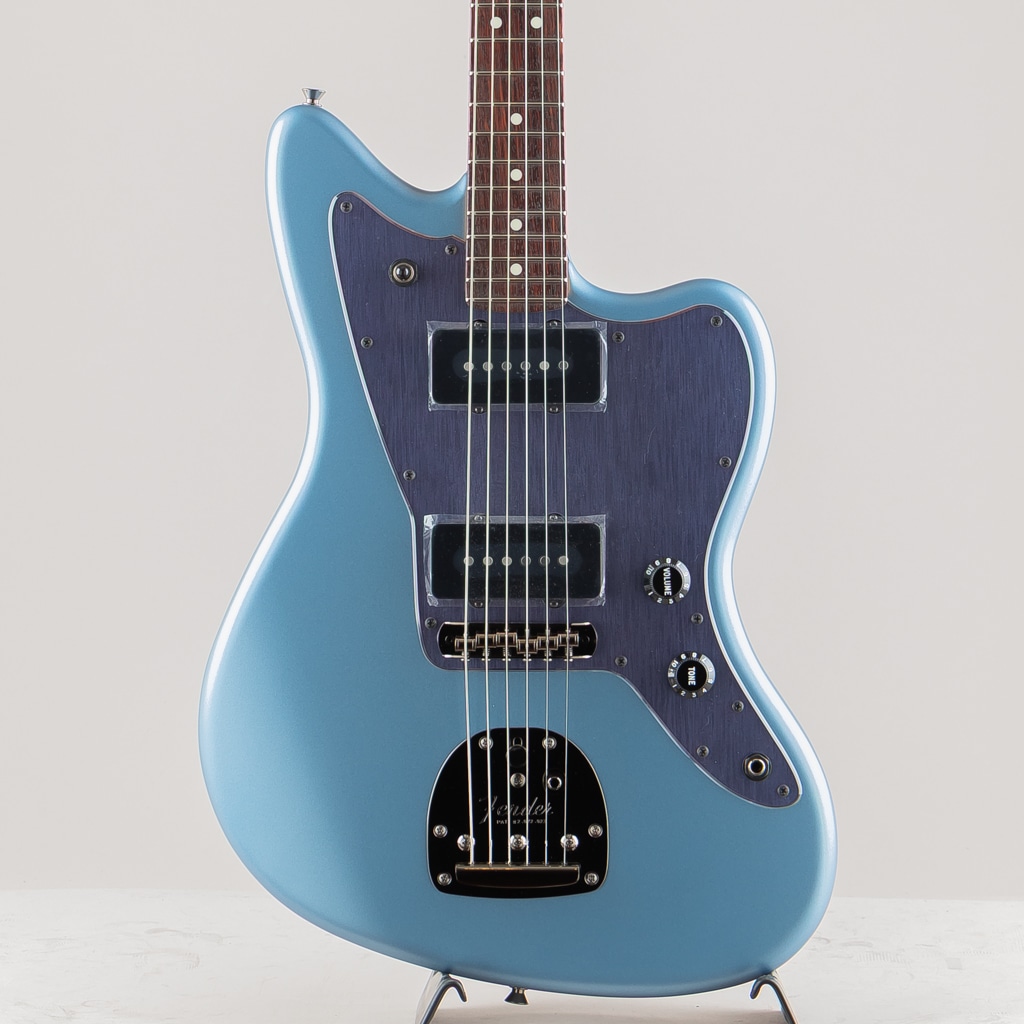 Made in Japan Hybrid II 2026 Collection Jazzmaster Satin Metallic/Matte Aero Blue/Rosewood Fingerboard