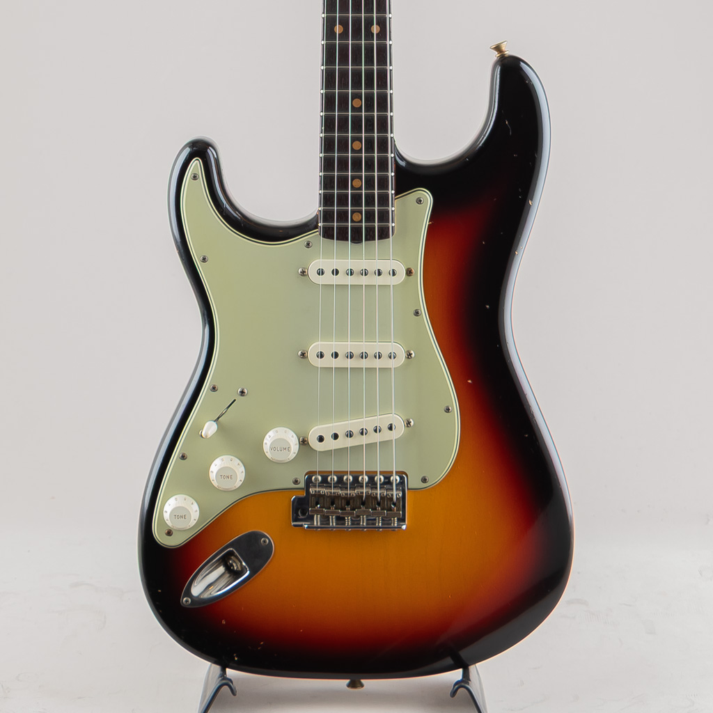 MBS 1960 Stratocaster Journeyman Relic Left Hand/3-Color Sunburst by Dennis Galuszka