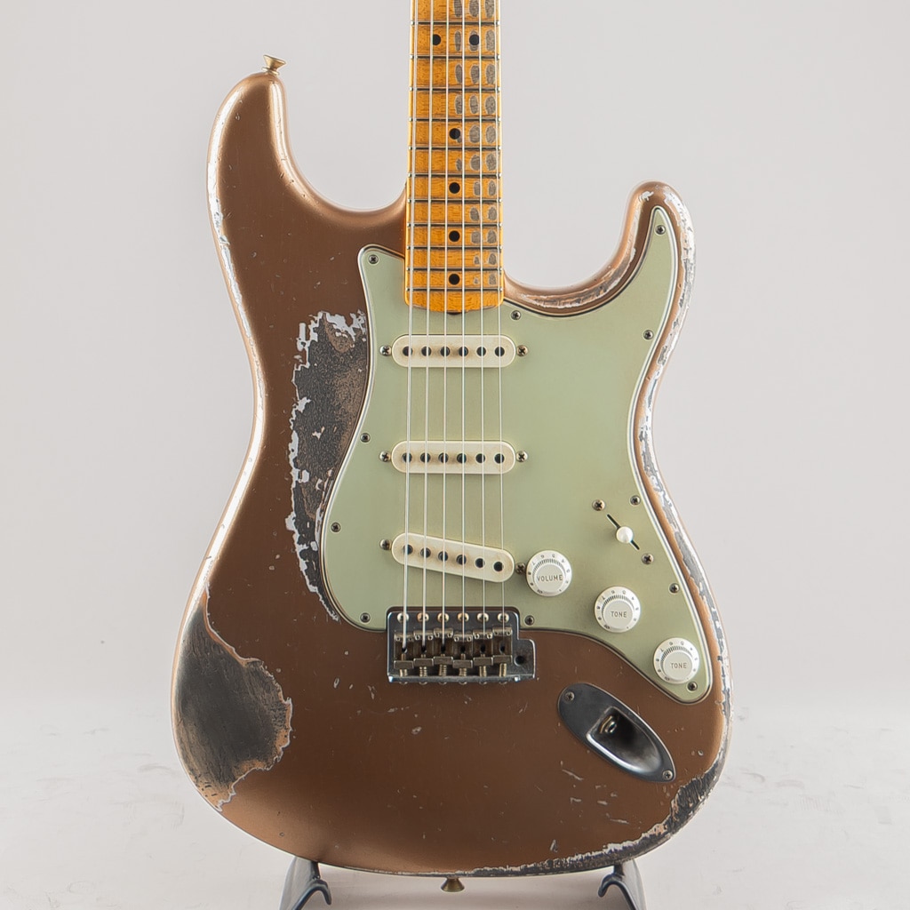 MBS 1964 Stratocaster Heavy Relic Fire Mist Gold by Greg Fessler
