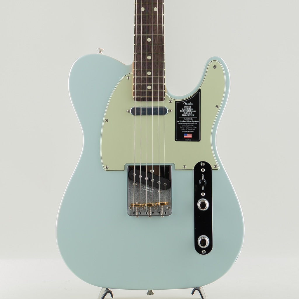 Limited Edition American Professional Classic Telecaster featuring the Fender Silent System, Rosewood Fingerboard, Sonic Blue
