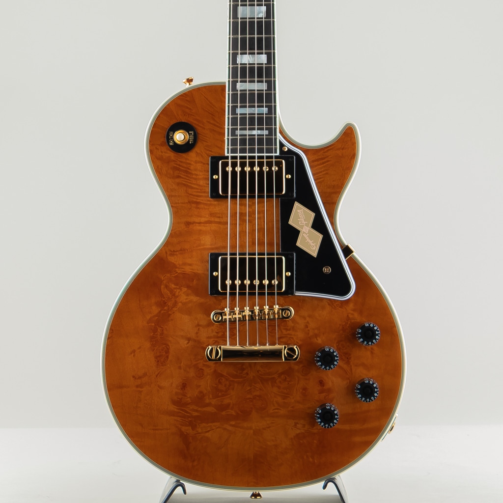 Japan Exclusive Dealer Select IGC Les Paul Custom Burl Maple Top Antique Natural