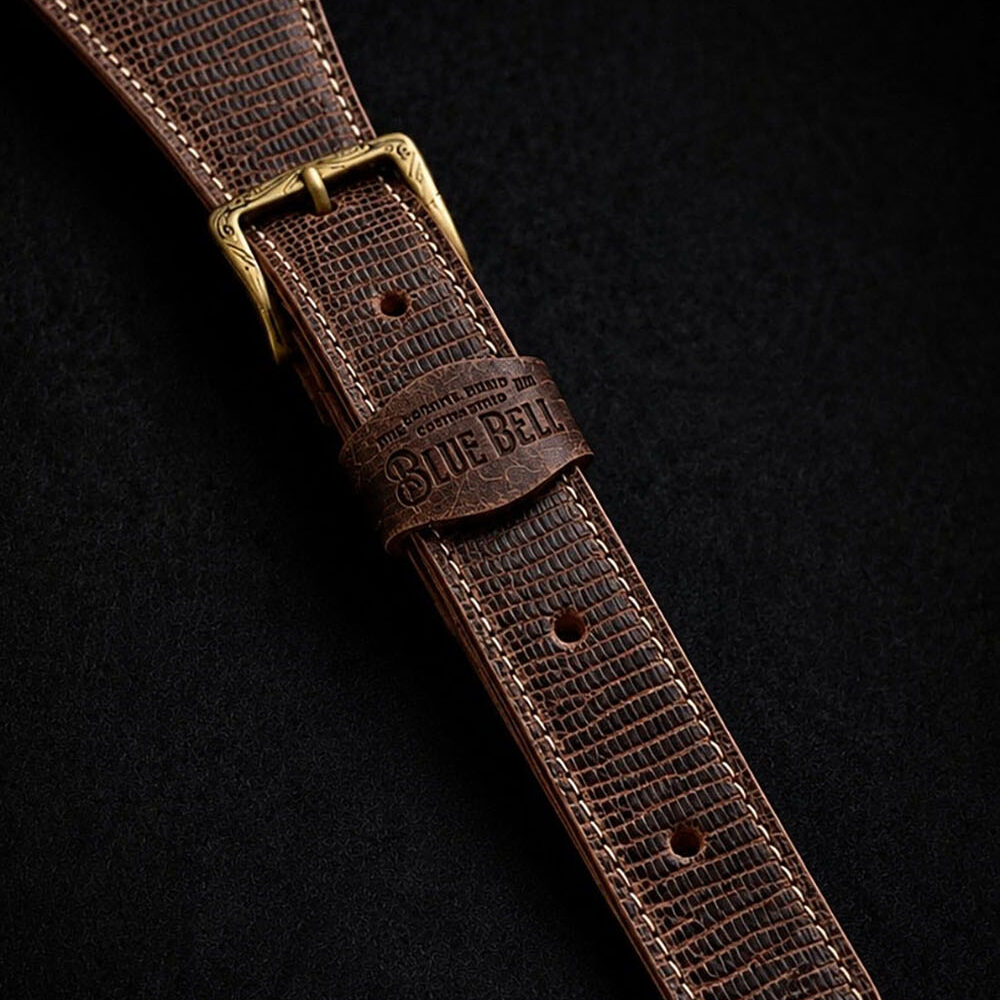 JOHNSON STRAP LIZARD Tobacco Aged