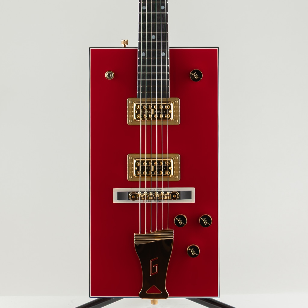 G6138 Bo Diddley, "G" Cutout Tailpiece/Firebird Red