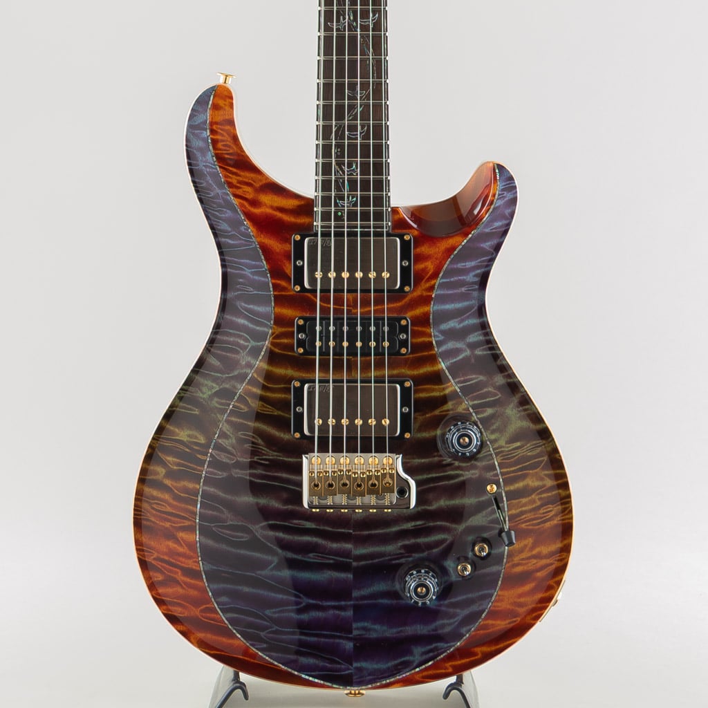 Private Stock #11213 Special Semi-Hollow "Quilted Maple" Top & Stained "Bracilian Rosewood" Neck & Fingerboard Zombie Fade / reverse Zombie Fade