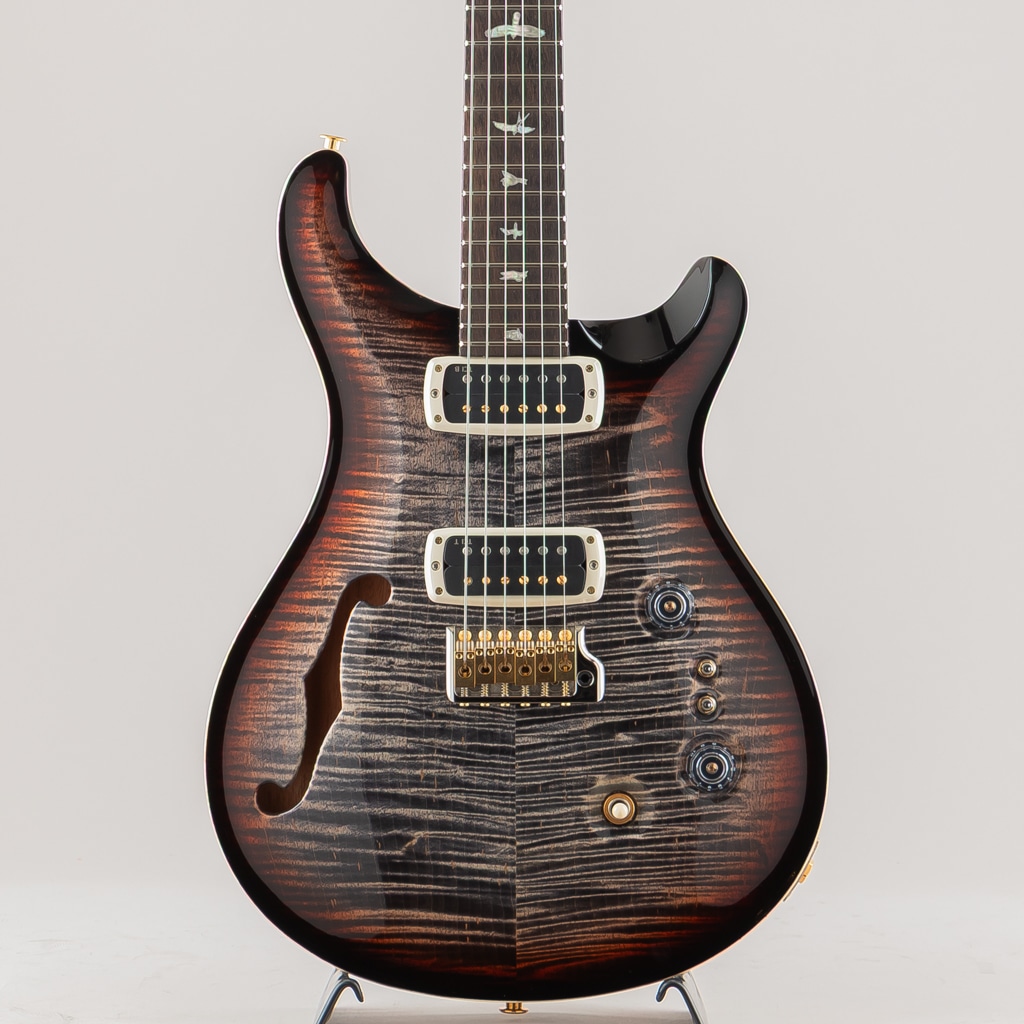 40th Anniversary Custom 24-08 Semi-Hollow Limited Edition 10Top Charcoal Tri-Color Burst  2025