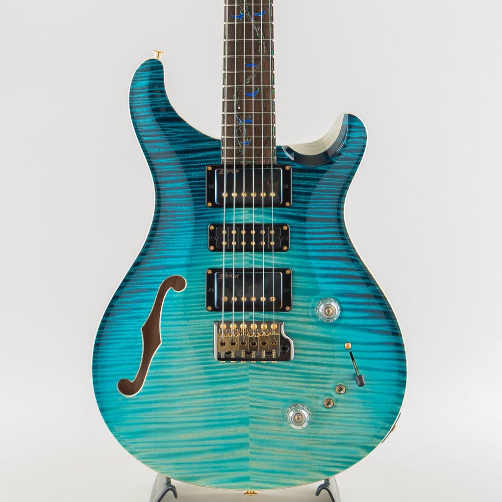 Private Stock #11989 Special Semi-Hollow "Curly Maple" Top & Stained "Curly Maple" Neck Sub-Zero Dragon's Breath