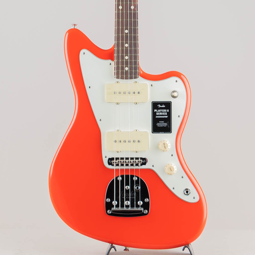 Player II Jazzmaster/Coral Red/Rosewood Fingerboard