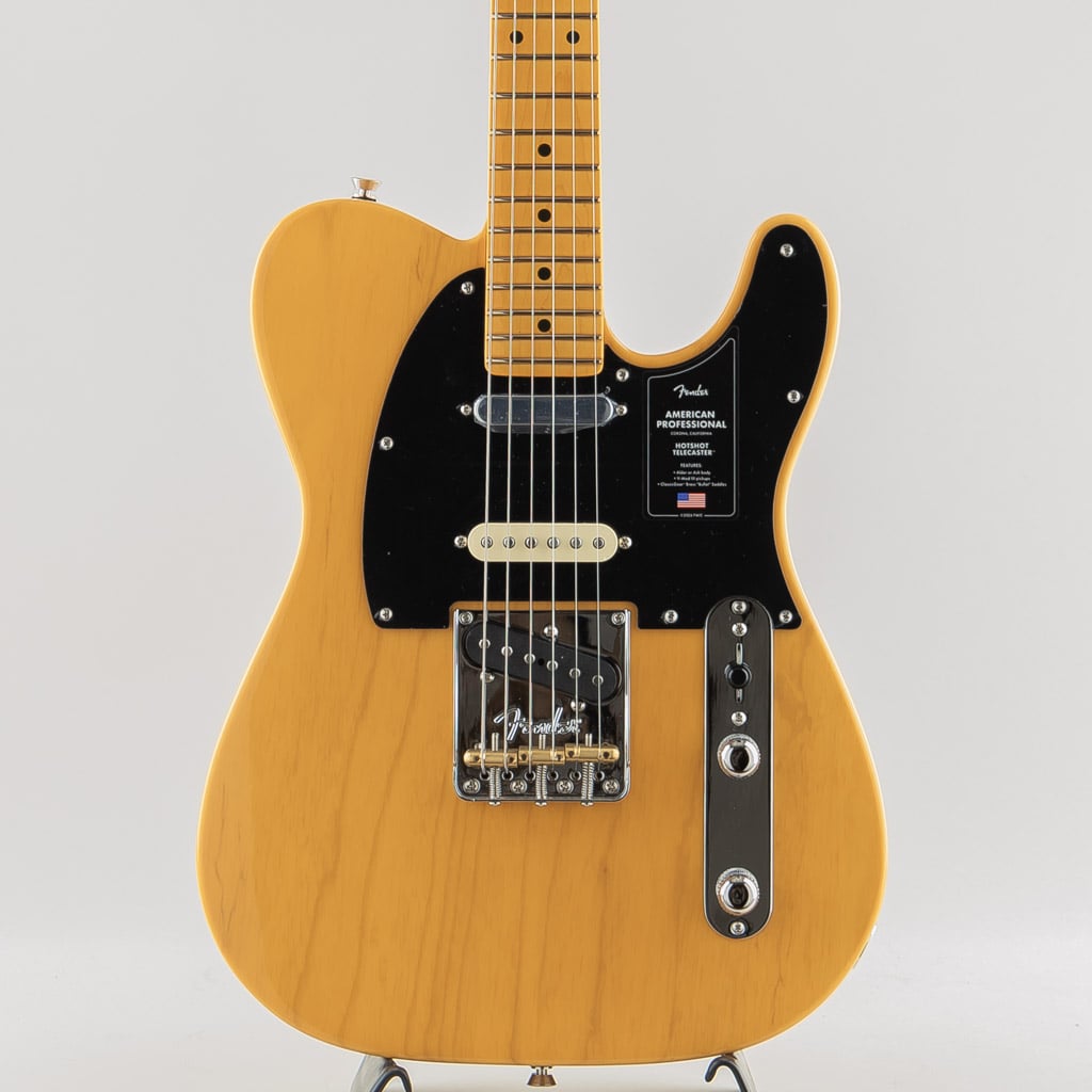 American Professional Hot Shot Telecaster, Maple Fingerboard, Butterscotch Blonde