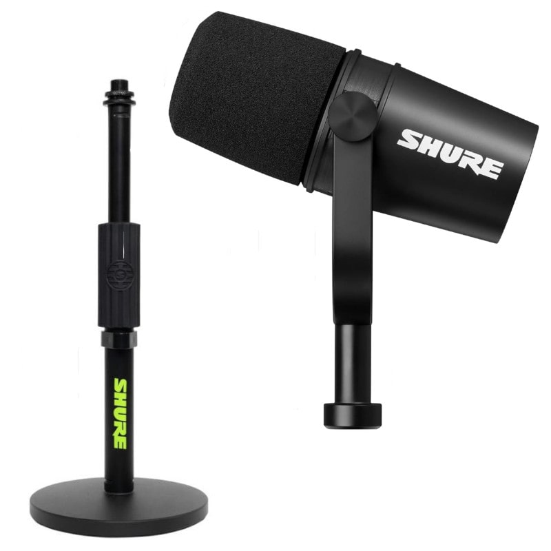 【Gator SH-DESKTOP1 (卓上マイクスタンド)付】 SHURE ポッドキャスト マイクロホン XLR接続 MV7X-J 《国内正規品 2年保証》