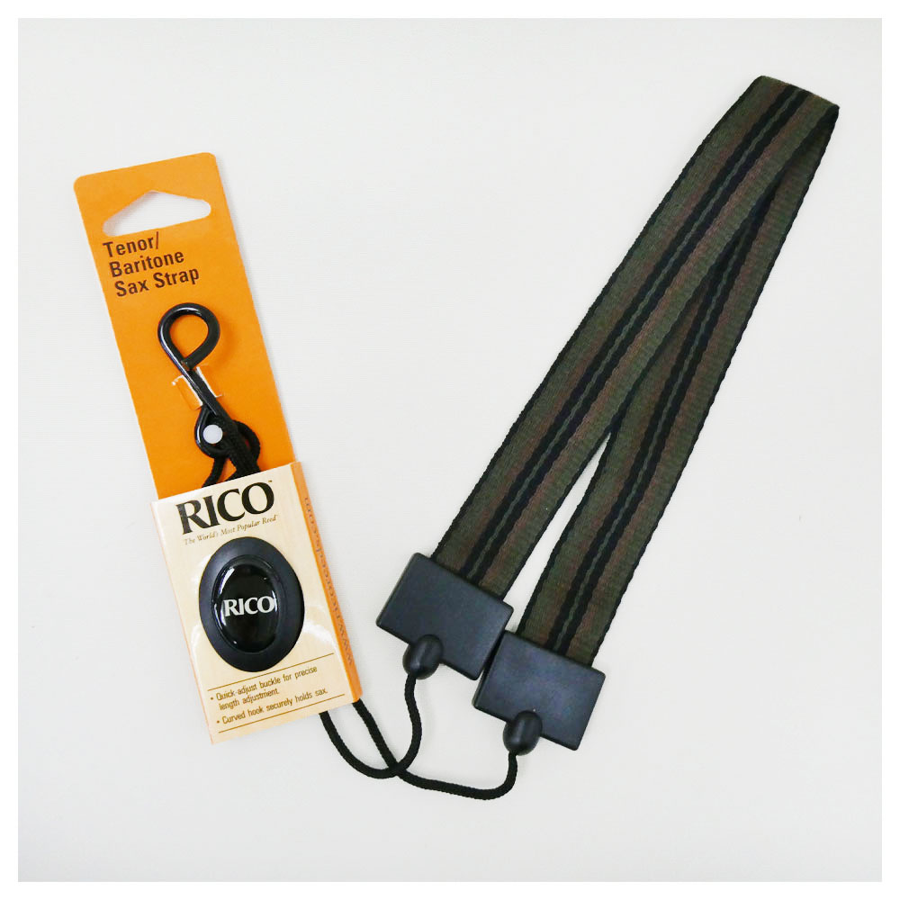 【アウトレット品・旧モデル品】 リコ RICO テナー/バリトンサックス用 ストラップ SLA08  ストライプ2 S2TS 【ポスト投函】