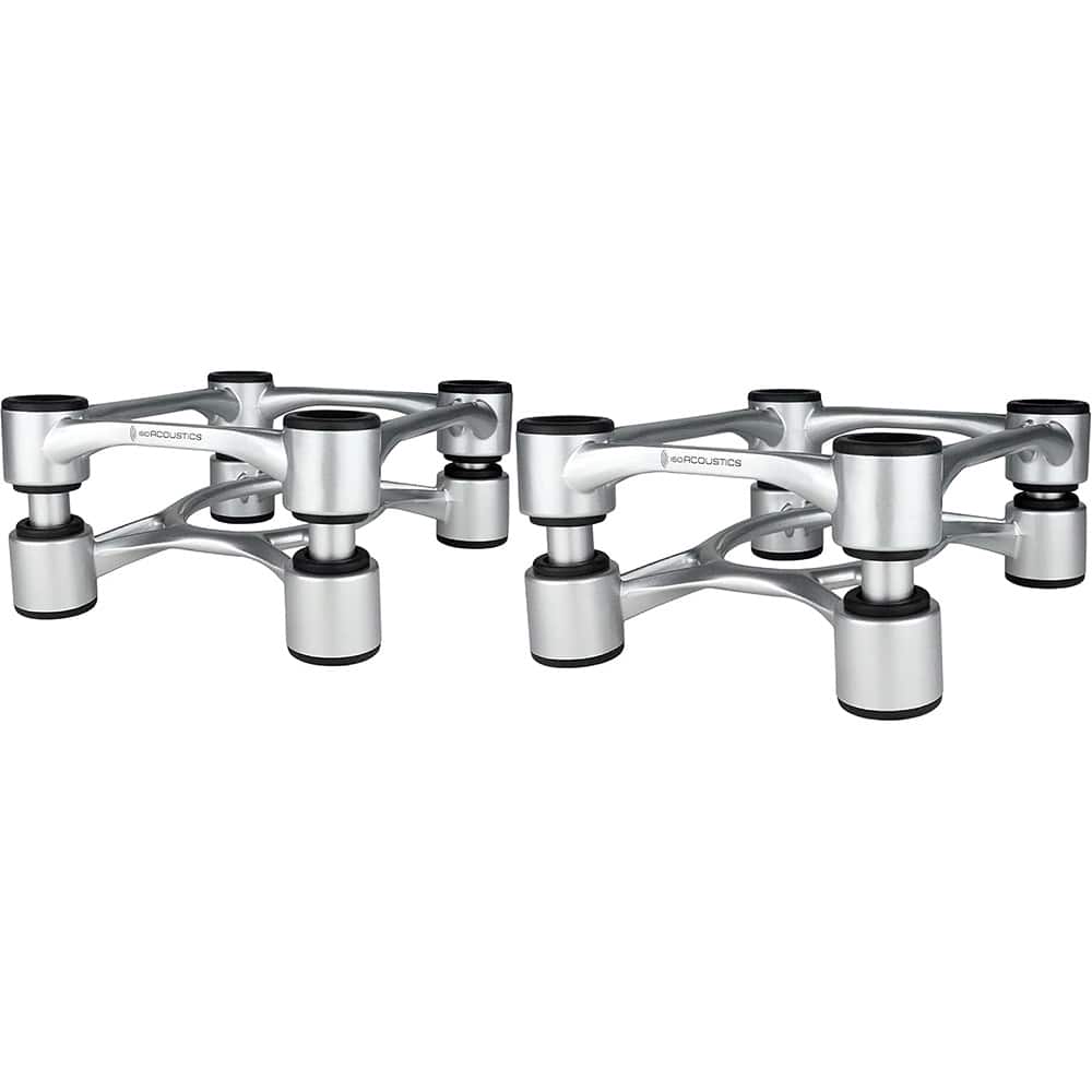 IsoAcoustics スピーカースタンド Aperta アルミカラー (ISO-APRT-2-S) ペア セット