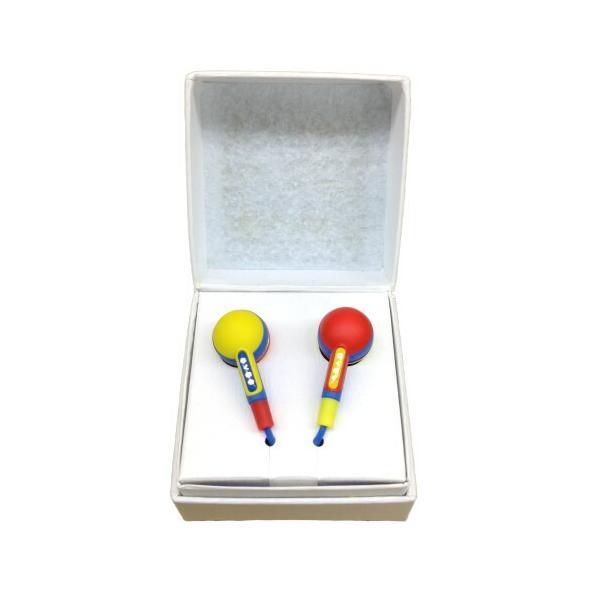 《アウトレット》KOTORI 101 トイ[レッド/イエロー] カスタムデザイン 有線イヤホン