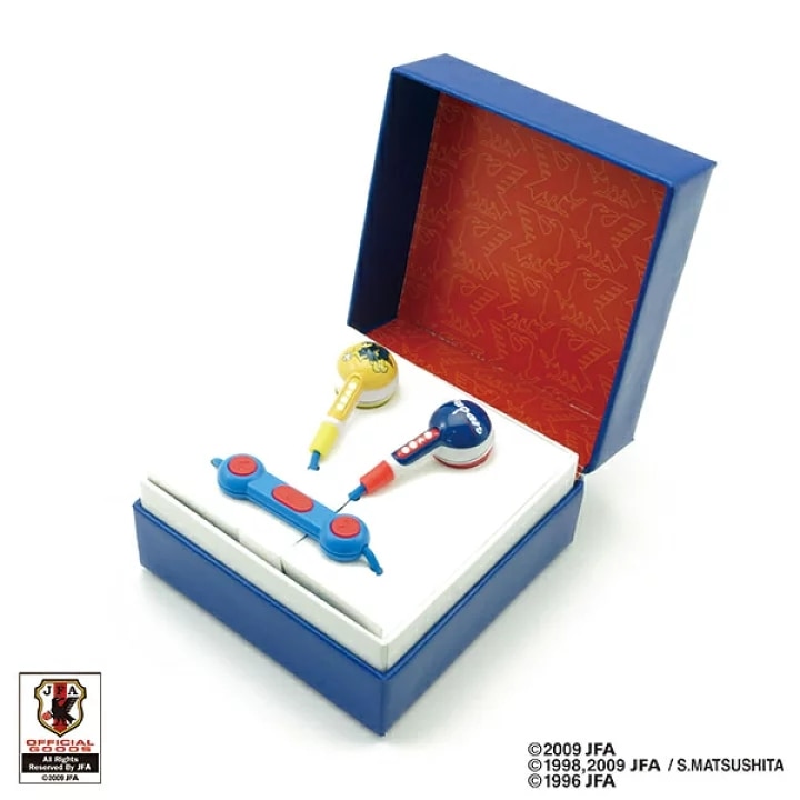 《アウトレット》KOTORI turns BLUE 101+ #03 サッカー日本代表チームオフィシャルライセンス 有線イヤホン