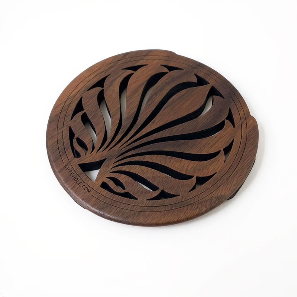 LUTE HOLE サウンドホールカバー #15 Walnut ウォルナット