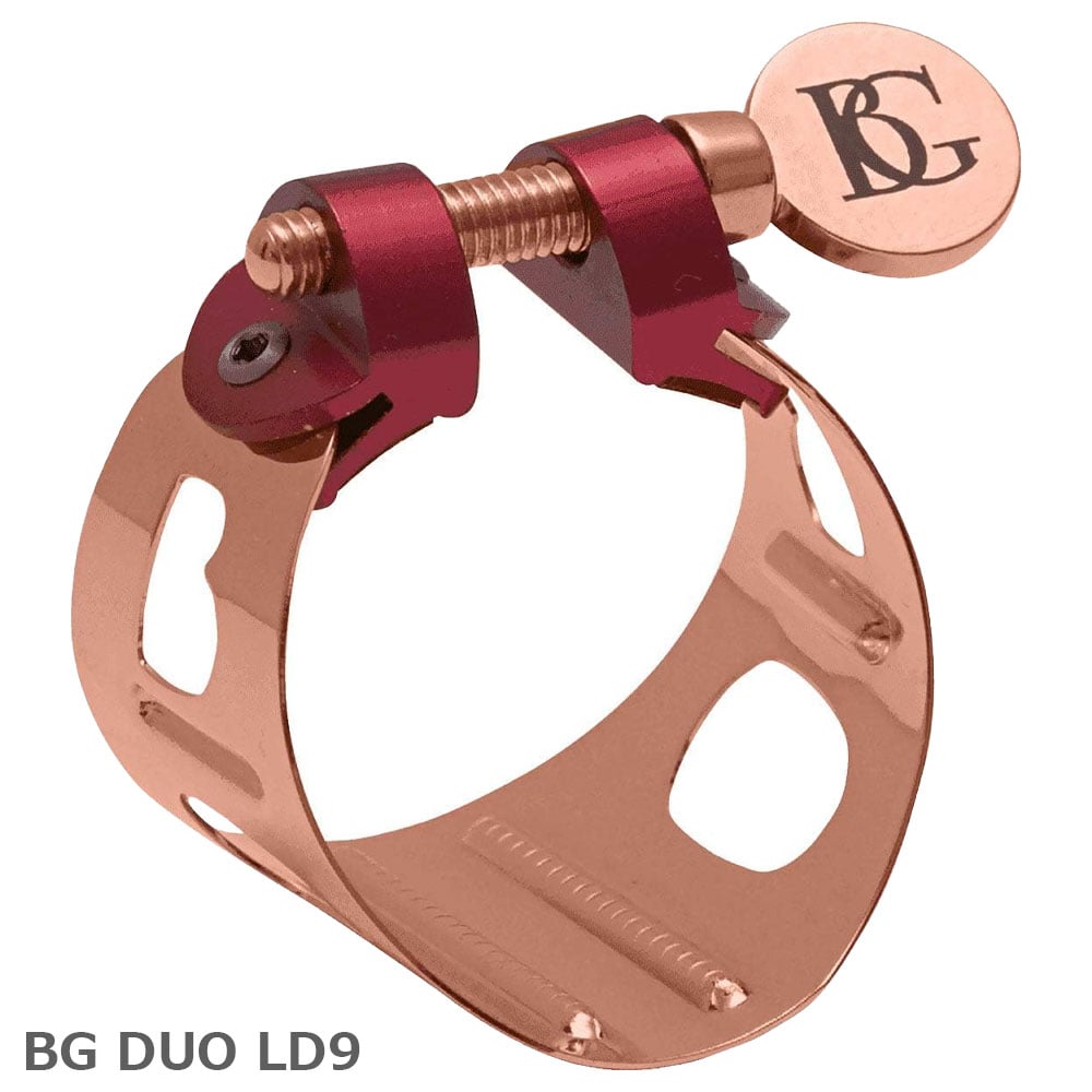 BG ビージー DUO リガチャー LD9 デュオ ローズゴールドメッキ アルトサックス / B♭クラリネット兼用