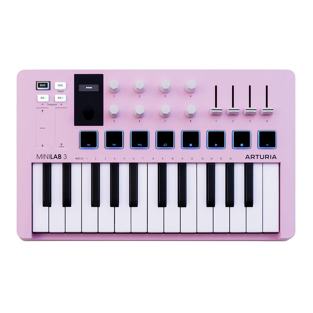 Arturia MIDIキーボード 25鍵盤 MiniLab3 ローズ