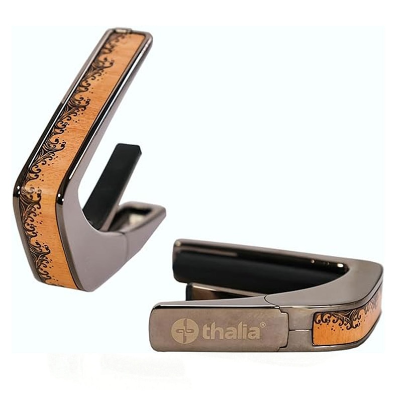 タリア カポ Thalia Capos Limited Series FLAMED MAPLE WABE / Black Chrome / ギター 12インチフレットパッド付属