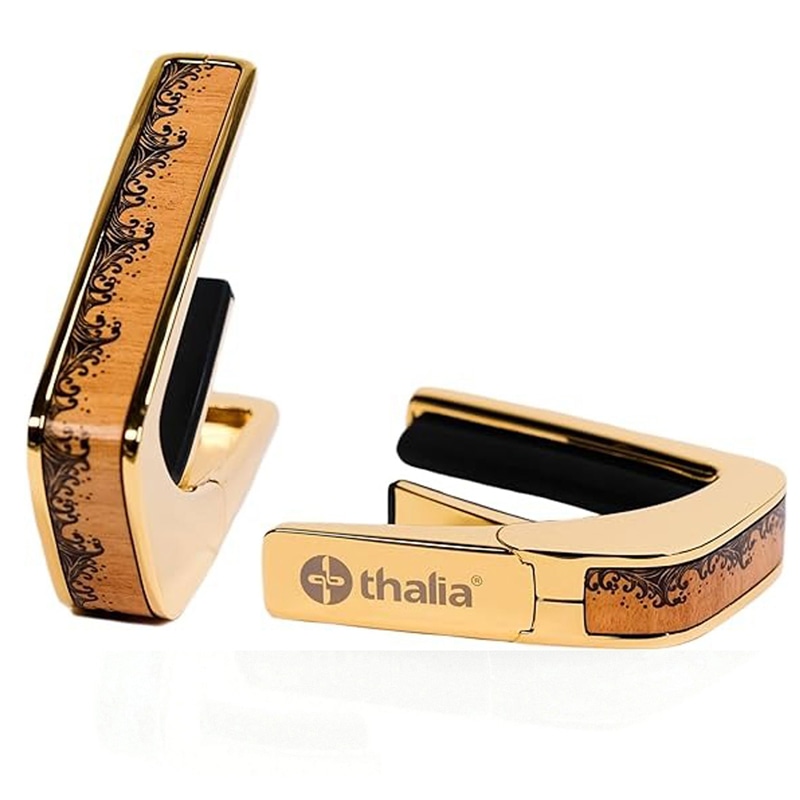 タリア カポ Thalia Capos Limited Series FLAMED MAPLE WABE / 24K Gold / ギター 12インチフレットパッド付属