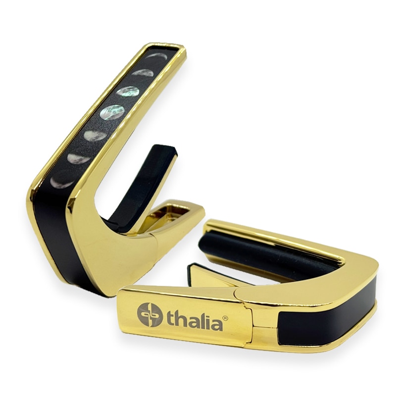 タリア カポ Thalia Capos Limited Series Moon Phases on Pearl / 24K GOLD / 24KG-MoonPhasesonPearl ギター 12インチフレットパッド付属