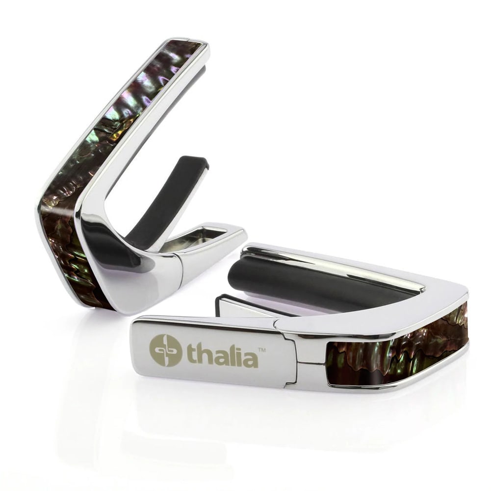 タリア カポ Thalia Capos Exotic Shell Series Aurora Abalone / Chrome / ギター 12インチフレットパッド付属