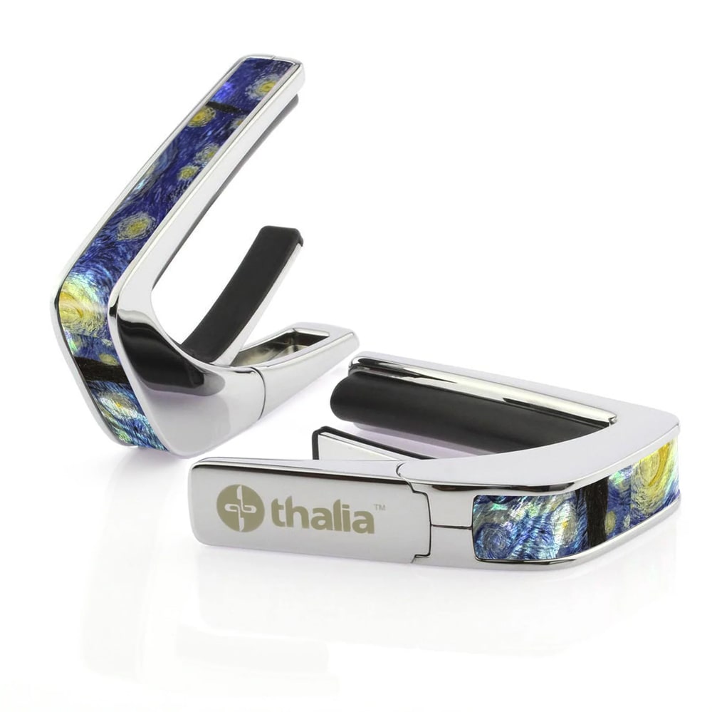 タリア カポ Thalia Capos LIMITED EDITION Starry Night / Chrome ギター 12インチフレットパッド付属