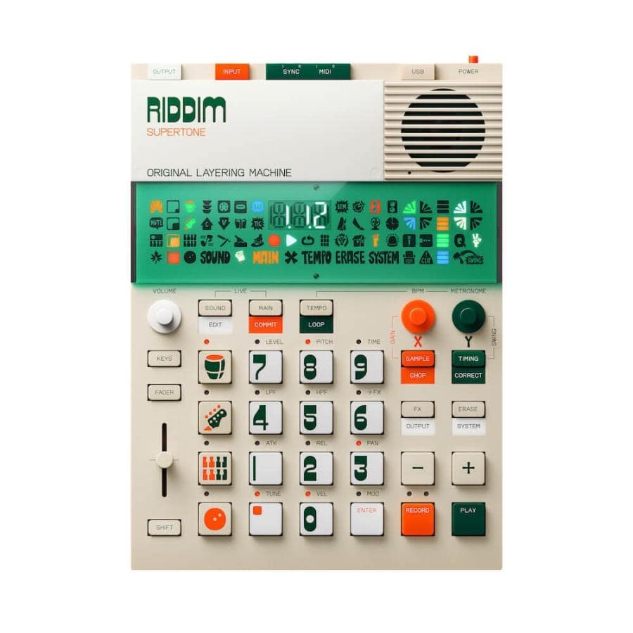 Teenage Engineering EP-40 riddim supertone レゲエ ダブ サンプラー リズムマシン