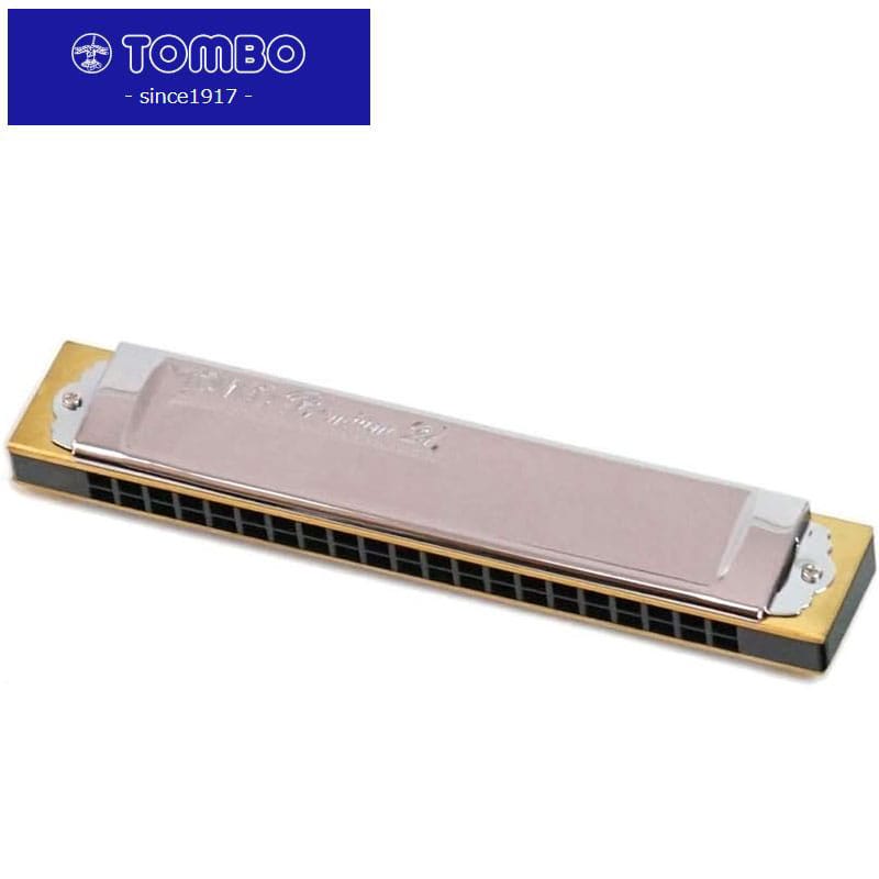 TOMBO 樹脂製 複音ハーモニカ プレミアム21 G調 トンボ NO.3521 【ポスト投函配送】