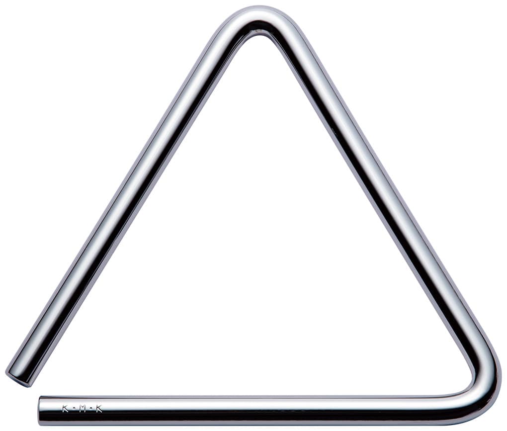 K.M.K ケーエムケー トライアングル KK-TCS813N ニッケル 直径Φ13mm × 一辺8インチ 【国内正規品】