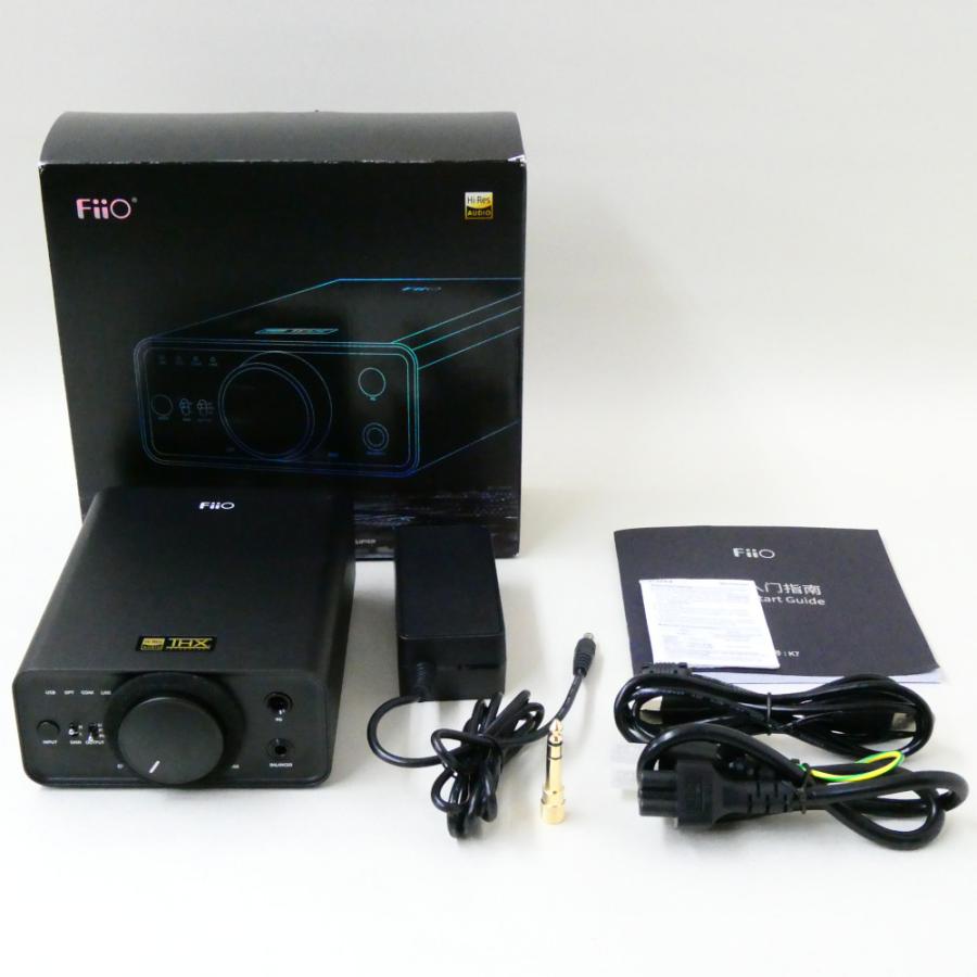 《アウトレット品》 FIIO K7 ヘッドホンアンプ DAC内蔵 (FIO-K7-B) 小型 据え置き 国内正規品
