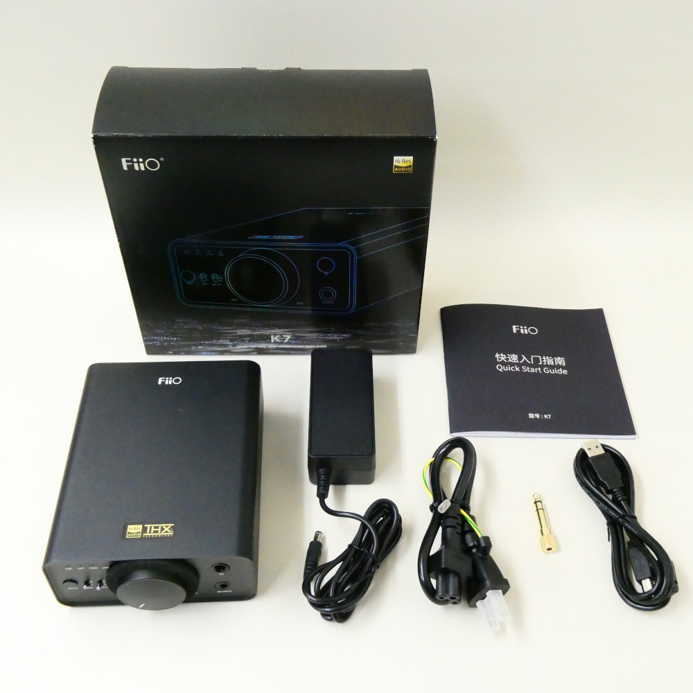 《アウトレット品》 FIIO K7 ヘッドホンアンプ DAC内蔵 (FIO-K7-B) 小型 据え置き 国内正規品