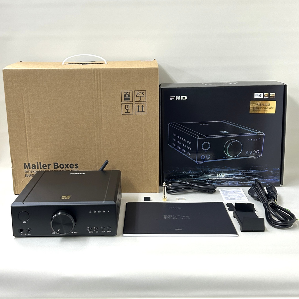 《アウトレット品》 FIIO K9 AKM ヘッドホンアンプ USB DAC内蔵 (FIO-K9AKM-B) 据え置き DACアンプ Bluetooth接続対応 国内正規品 4.00 （10件）