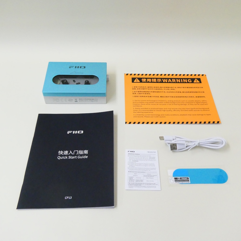 《アウトレット品》 FIIO カセットテープ プレーヤー CP13 Blue (FIO-CP13-L)