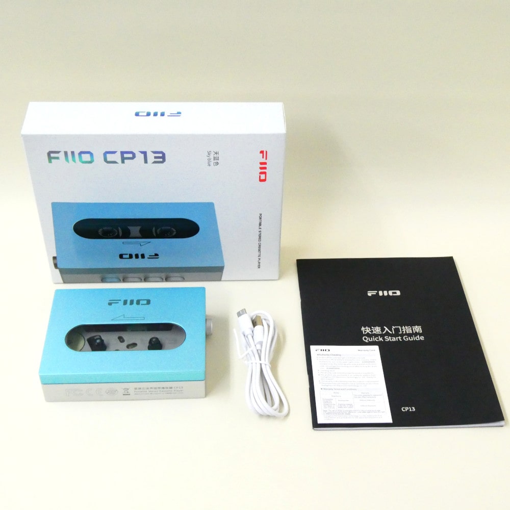《アウトレット品》 FIIO カセットテープ プレーヤー CP13 Blue (FIO-CP13-L)