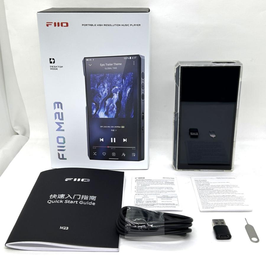 《アウトレット品》 FIIO デジタル オーディオプレーヤー M23 (FIO-M23-B) AKM DAC搭載